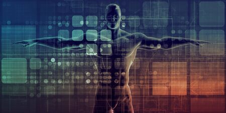 Sports Wellness and Medicine as a Backgroundの写真素材