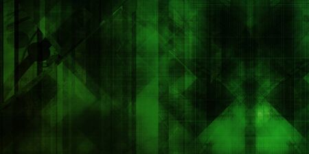 Abstract Technology with Interlinked Data as Artの写真素材