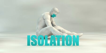 Isolation and Effects of Coronavirus Lockdownの写真素材