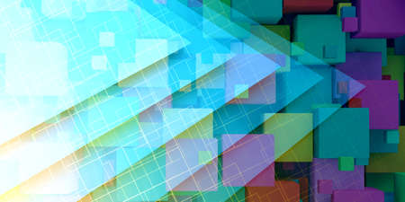 Management Solution Abstract as a Business Concept Art