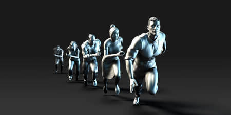 US vs Mexico Political Conflict and Disputes Conceptの写真素材