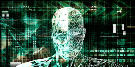 Futuristic Design Abstract Background as a Conceptの写真素材