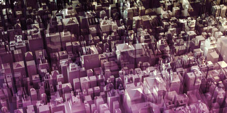 Smart Cities and Living in the Future Creative Conceptの写真素材
