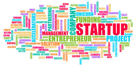 Startup as a Creative Business Concept Abstractの写真素材