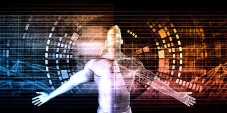 Medical Technology Network Concept for Services and Solutionsの写真素材