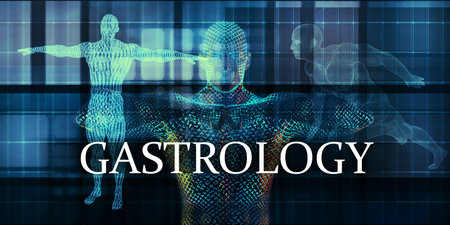 Gastrology Medicine Study as Medical Conceptの写真素材
