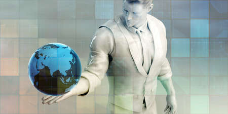 Science Futuristic Internet Computer Technology Business Artの写真素材