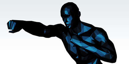 Virtual Fitness Class and Training Online Exercise Conceptの写真素材