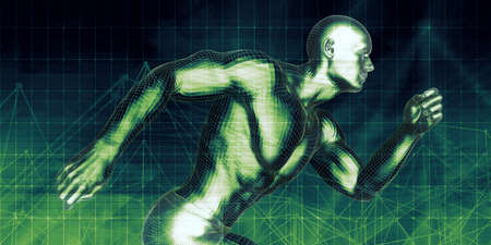 Science Research and Development Technology Platform Conceptの写真素材