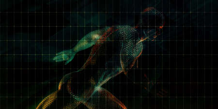 Medical Science with Modern Technology as Artの写真素材