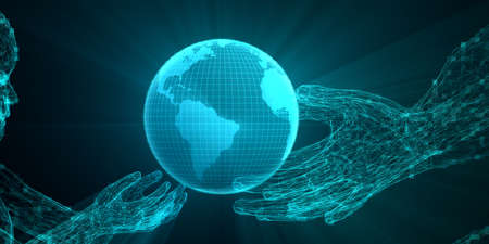 Knowledge Transfer As an Intelligence Concept Abstractの写真素材