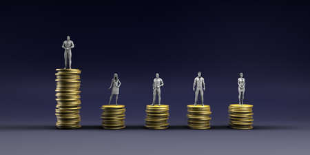 Wealth Management Services and Financial Solutions as Conceptの写真素材