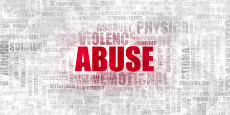 Abuse Stop and Support Network as Conceptの写真素材