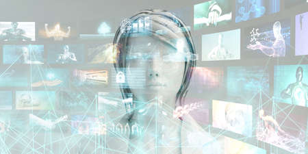 Digital Analytics as a Business Technology Information Conceptの写真素材