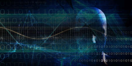 Business Intelligence with Data Abstract Technology Backgroundの写真素材