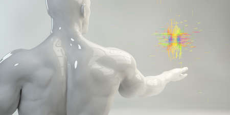 Innovation Through Technology Web And Data Artの写真素材