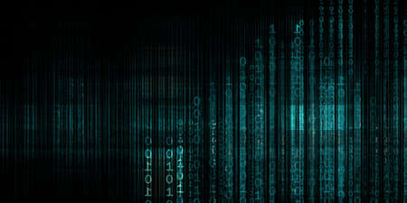 Digital Pattern and Modern Technology Texture Abstractの写真素材