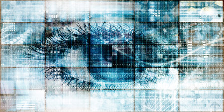 Data Security Center Technology Analytics Abstract Backgroundの写真素材