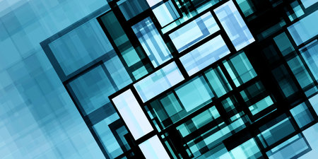 Evolving Technology Evolution as a Background Artの写真素材