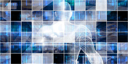 Science Technology Engineering and Integration of Systems Artの写真素材