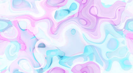 Cartoon Swirly Background in Blue and Purple Swirlsの写真素材