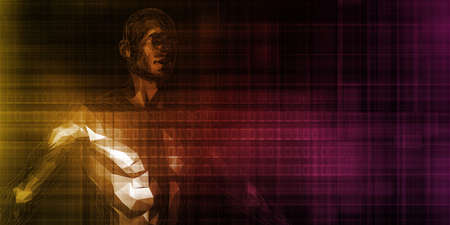 Medical Research and Chemical Testing as Artの写真素材