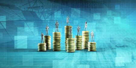 Marketing Optimization for Digital Business Concept Artの写真素材