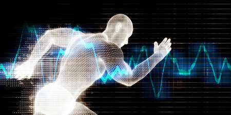 Healthcare Technology with Advanced Scanning Diagnosis Conceptの写真素材