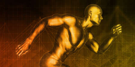 Holographic Interface Smart City Screen Navigation Conceptの写真素材