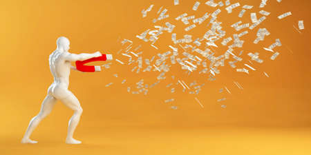 Investment Strategy and Attracting Money as Investing Conceptの写真素材