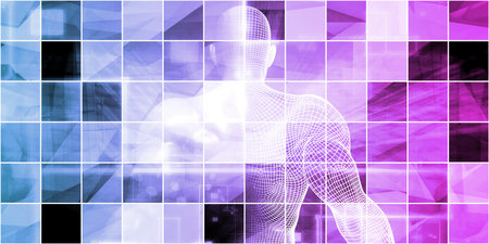 Fitness Technology Science Lifestyle As A Conceptの写真素材