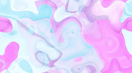 Syrup Swirling and Mixing with Candy Flavorsの写真素材