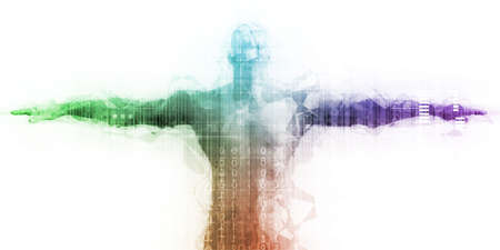 Technology Background Abstract as a Modern Digital Conceptの写真素材