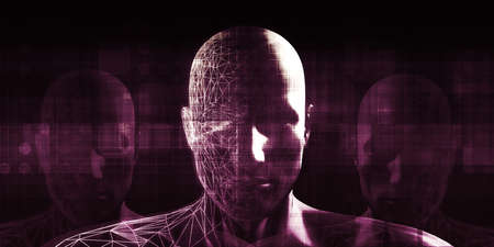 Futuristic Abstract Concept On Technology Background Artの写真素材