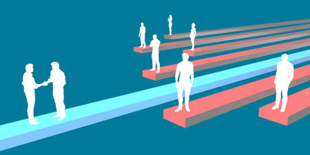 Business Growth Progress and Success and Corporate Backgroundの写真素材