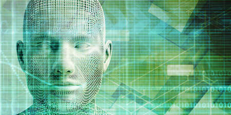 Neural Network Science Engineering Technology as Conceptの写真素材