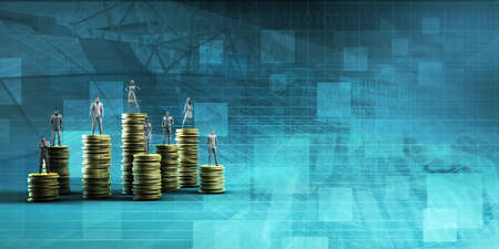 Marketing Strategy and Technology Solutions Business Conceptの写真素材