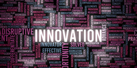 Innovation Concept as a Business Industry Background Artの写真素材