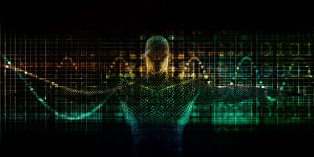Science Research As A Concept For Presentationの写真素材