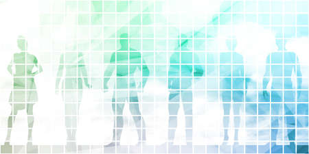 Career Opportunities and Employment Business Success Artの写真素材