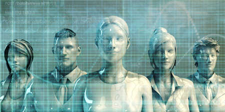 Business Team Group as a Concept Illustrationの写真素材