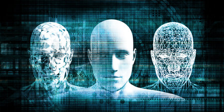 Spyware Network and Scanning Personal Data Informationの写真素材