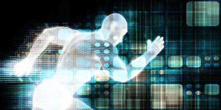 Futuristic Technology and Disruptive Technologies Worldwide as Conceptの写真素材