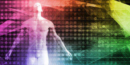Rise of Technology Digital Revolution as a Conceptの写真素材