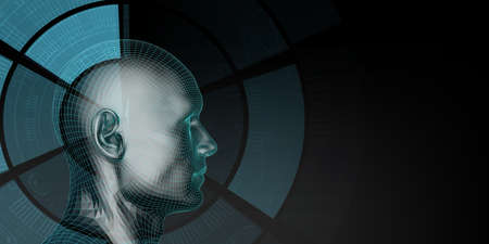 New Technology Concept and Information Multimedia Artの写真素材