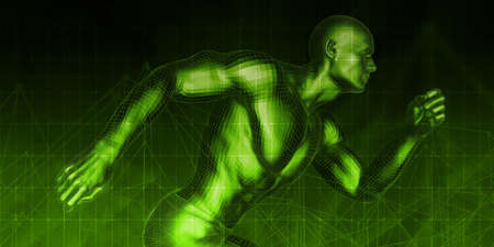 Medical Body Technology as a Futuristic Conceptの写真素材