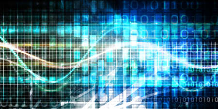 Technology Infrastructure as a IT Abstract Artの写真素材