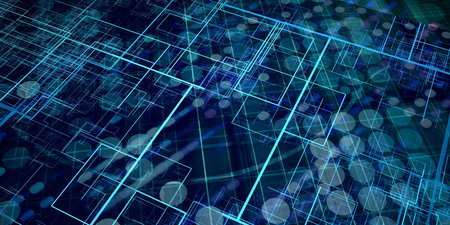 Modern Digital Background as a Creative Artの写真素材