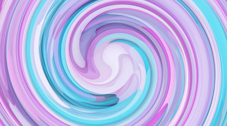Candy Themed Background in Blue and Purple Swirlの写真素材