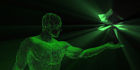 Business Technology Abstract Background for Research and Developmentの写真素材